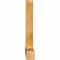 Ekena Millwork Portland Rough Sawn Timber Gable Bracket, Western Red Cedar, 72"W x 30"H x 4"D x 4"F, 10/12 Pitch GBW072X30X0404POR00RWR - alternate 3